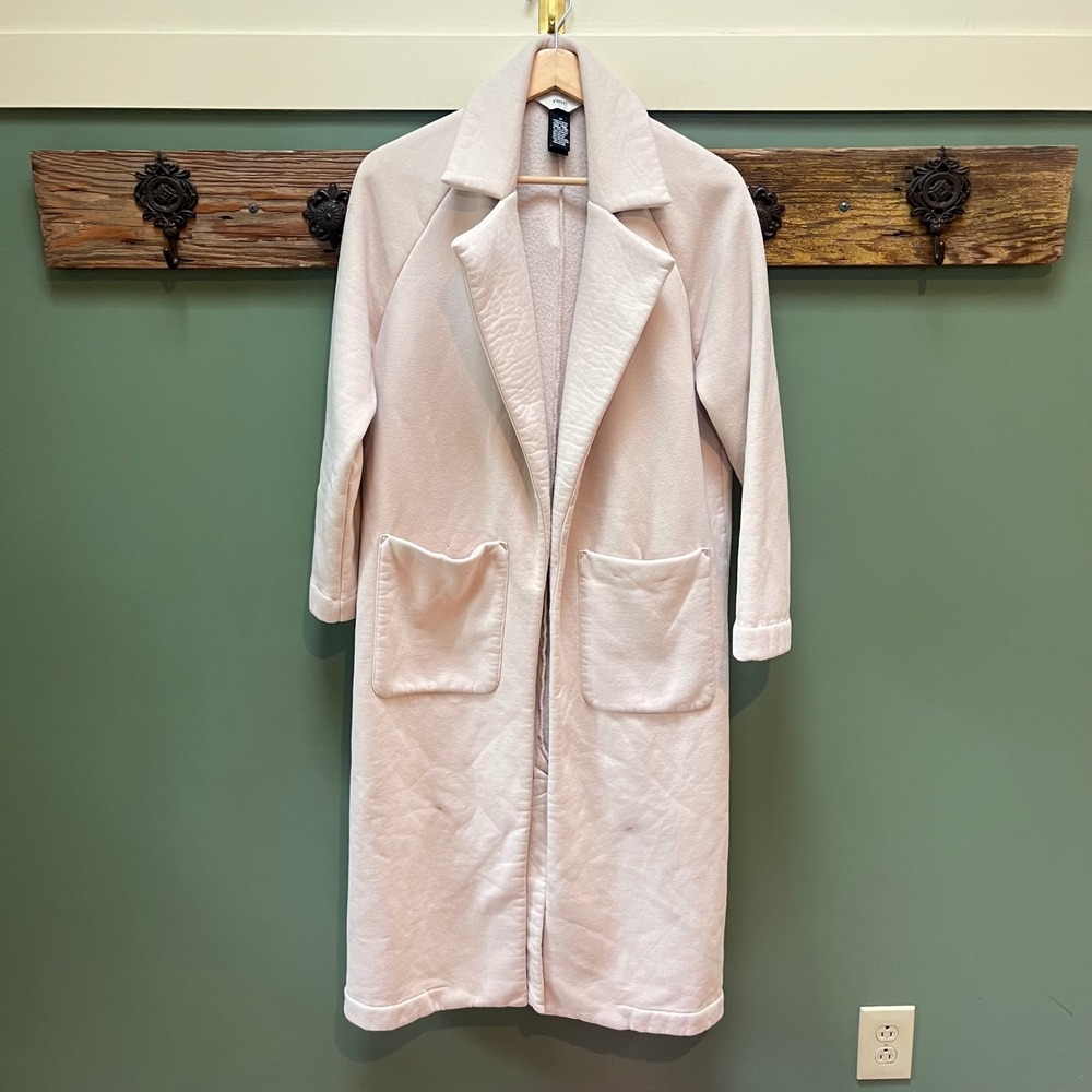 Vuori Canyon Insulated Coat VW590 Pale Pink Organic Cotton Duster XS